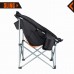 Розкладне крісло KingCamp Moon Camping Chair 690х860х800мм, чорний-сірий, код: KC3989