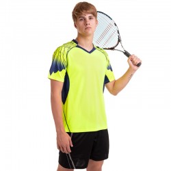 Форма для великого тенісу чоловіча Lingo XL, зріст 170-175, салатовий-синій, код: LD-1808A_XLLGBL
