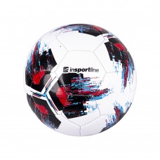 Футбольний м"яч Insportline Nezmaar №5, білий-чорний-червоний, код: 22128-IN