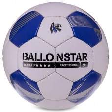 М"яч футбольний Habryd Ballonstar №5 PU білий-синій, код: FB-3132_WBL