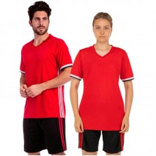Футбольна форма PlayGame Classic 2XL (50-52), ріст 180-185, червоний-чорний, код: 1703_2XLRBK