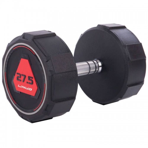 Гантель цільна професійна Li Nuo1х27, 5кг чорний, код: TA-3618-27_5-S52 Гантель цільна професійна Li Nuo1х27, 5кг чорний, код: TA-3618-27_5-S52