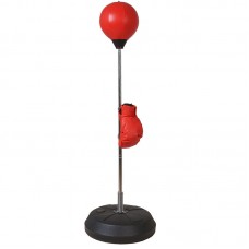 Груша боксерська на стійці WorldSport 1460 мм, червоний, код: 87040/8312-WS Груша боксерська на стійці WorldSport 1460 мм, червоний, код: 87040/8312-WS