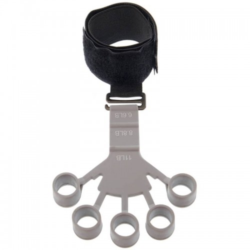 Еспандер-тренажер для пальців силіконовий FitGo 6.6-11LB, сірий, код: FI-9672_GR Еспандер-тренажер для пальців силіконовий FitGo 6.6-11LB, сірий, код: FI-9672_GR