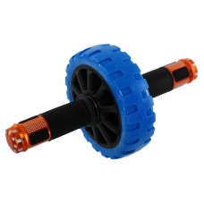 Колесо для пресу одинарне FitGo 14 см, синій, код: FI-0285_BL