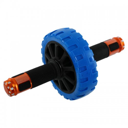 Колесо для пресу одинарне FitGo 14 см, синій, код: FI-0285_BL