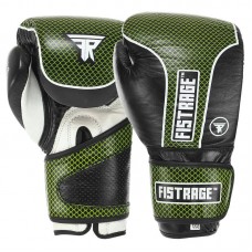 Рукавиці боксерські Fistrage 14 унцій, чорний-зелений, код: VL-4143_14BKG Рукавиці боксерські Fistrage 14 унцій, чорний-зелений, код: VL-4143_14BKG