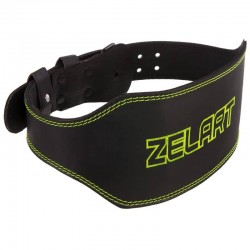 Пояс атлетичний шкіряний Zelart L, довжина 115 см, чорний, код: VL-3337_L Пояс атлетичний шкіряний Zelart L, довжина 115 см, чорний, код: VL-3337_L