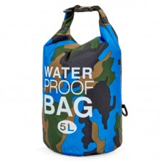 Водонепроникний гермомішок SP-Sport Waterproof Bag 5л камуфляж синій, код: TY-6878-5_KBL
