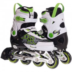 Роликові ковзани розсувні Zelart XS (29-32), зелений, код: Z-2916_XSG Роликові ковзани розсувні Zelart XS (29-32), зелений, код: Z-2916_XSG