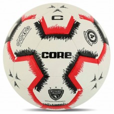 М"яч футзальний Core Pro №4, білий-червоний, код: FB-4154_WR