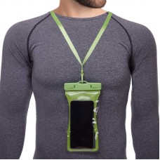 Чохол-гаманець на шию водонепроникний FitGo зелений, код: F005-4_G