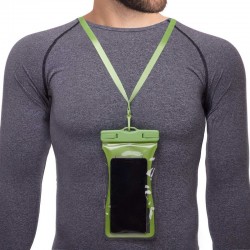 Чохол-гаманець на шию водонепроникний FitGo зелений, код: F005-4_G