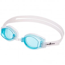 Окуляри для плавання MadWave Simpler блакитний-білий, код: M042409_NW Окуляри для плавання MadWave Simpler блакитний-білий, код: M042409_NW