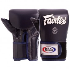 Снарядні рукавички шкіряні Fairtex XL синій, код: TGT7_XLBL-S52