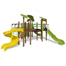 Ігровий комплекс InterAtletika Панда-М, 8450х8169х3132 мм, код: T907М-SM
