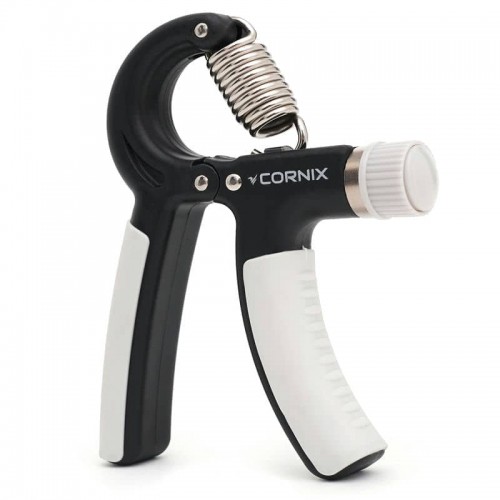 Еспандер кистьовий Cornix 5-60 кг з регульованим навантаженням, чорний-сірий, код: XR-0142 Еспандер кистьовий Cornix 5-60 кг з регульованим навантаженням, чорний-сірий, код: XR-0142