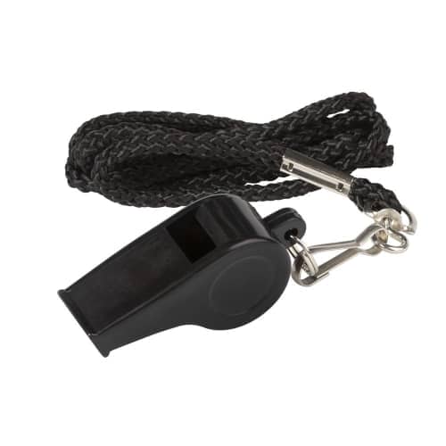 Свисток Select Referees whistle plastic w/lanyard L чорний, код: 5703543201624 Свисток Select Referees whistle plastic w/lanyard L чорний, код: 5703543201624
