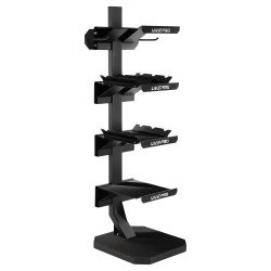 Стелаж модульний для інвентаря кросфіт LiveUp 550x600x1800мм, чорний, код: LP8875