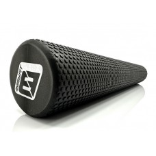 Масажний ролик EasyFit Foam Roller 900x145 мм, чорний, код: EF-2034-BK-EF