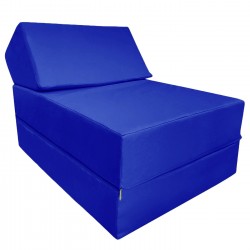 Безкаркасне крісло матрац Tia-Sport Преміум, оксфорд, 600х1860х300 мм, синій, код: sm-1045-9