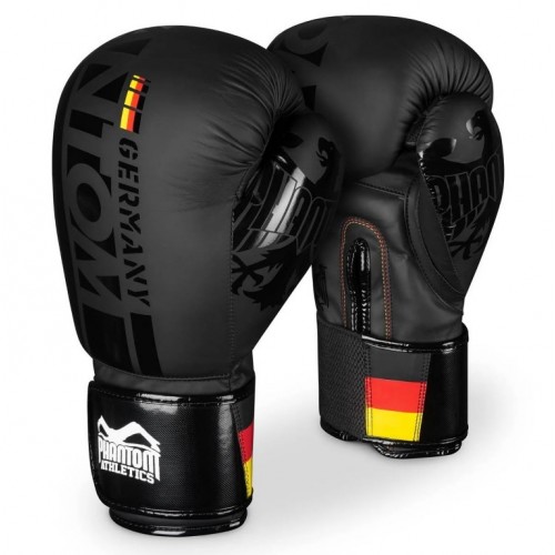 Рукавички боксерські Phantom Germany Black, 16 унцій, код: PHBG2189-16