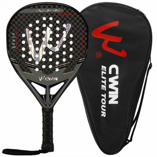 Набір для падел-тенісу Camewin Master 1 ракетка у чохлі, сірий-чорний, код: BT-6529_GR Набір для падел-тенісу Camewin Master 1 ракетка у чохлі, сірий-чорний, код: BT-6529_GR