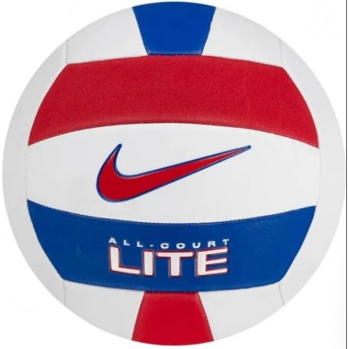 М"яч волейбольний  Nike All Court Lite №5, білий-червоний-синій, код: 887791746351