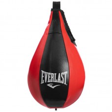 Груша пневматична каплевидная підвісна Everlast 290x100 мм, чорний-червоний, код: BO-6315-S52