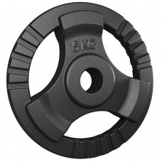 Диск чавунний K-Sport Kettel 5 кг, сірий, код: KS-299-IN