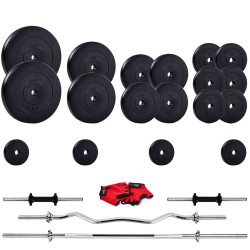 Набірна штанга і гантелі Fit-On 106кг, код: 2222-0106