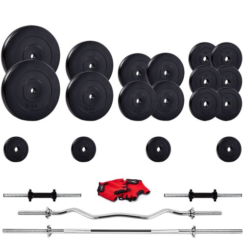 Набірна штанга і гантелі Fit-On 106кг, код: 2222-0106