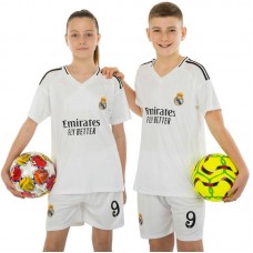 Форма футбольна дитяча PlayGame із символікою Real Madrid Mbappe 9 домашня 2025, розмір 26, зріст 140-145, білий, код: CO-4633_26