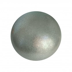 М"яч для художньої гімнастики SNS T12 150 мм, срібний з гліттером, код: 18141-SNS