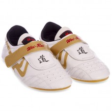 Степки для тхеквондо Wei-Rui розмір 43 (28см), білий-золотий, код: OB-4509_43WY Степки для тхеквондо Wei-Rui розмір 43 (28см), білий-золотий, код: OB-4509_43WY