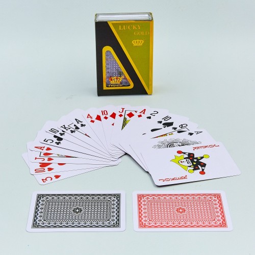 Гральні карти пластикові PlayGame Lucky Gold 54 шт, код: IG-0846
