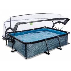 Басейн Exit "камінь" з куполом 2200х1500х650 мм, код: 30.20.21.00 Басейн Exit "камінь" з куполом 2200х1500х650 мм, код: 30.20.21.00