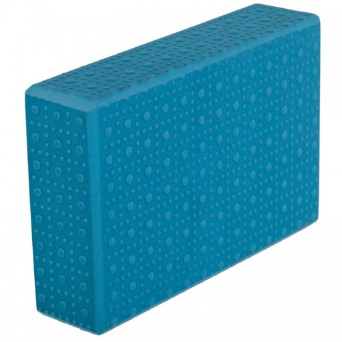 Блок для йоги масажний FitGo 225х160х60 мм, синій, код: FI-1124_BL Блок для йоги масажний FitGo 225х160х60 мм, синій, код: FI-1124_BL