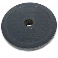 Диски обгумовані BioGym Shuang Cai Sports d-52мм, 20кг, код: TA-1449-20B-S52