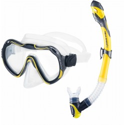 Набір маска і трубка Aqua Speed Java + Elba, жовтий, код: 5908217682062