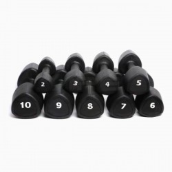 Гантелі з уретановим покриттям Generation Fitness FF51D6C-9kg 2x9 кг, чорний, код: 523022-AX