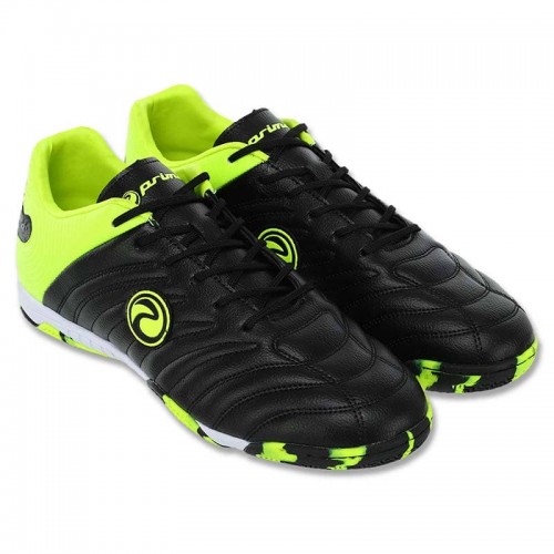 Взуття для футзалу чоловічі Prima розмір 43 (27,5 см), чорний-лимонний, код: 20402-4_43BKY Взуття для футзалу чоловічі Prima розмір 43 (27,5 см), чорний-лимонний, код: 20402-4_43BKY