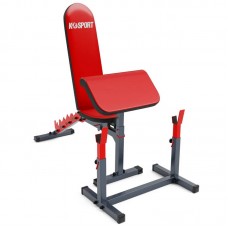 Лава для штанги з партою Скотта та підставками K-Sport KSSL103, код: KS-254-IN