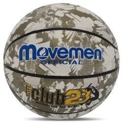 М"яч баскетбольний Movemen Club23 №7, сірий-білий, код: BA-7436-S52