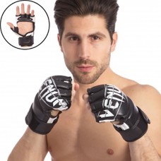 Рукавички для змішаних єдиноборств MMA Venum, код: 0985-BL