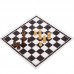 Шахматные фигуры деревянные с полотном из PVC ChessTour, код: 18P