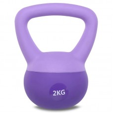 Гиря м"яка FitGo 2кг, фіолетовий, код: FI-0122-2_V Гиря м"яка FitGo 2кг, фіолетовий, код: FI-0122-2_V