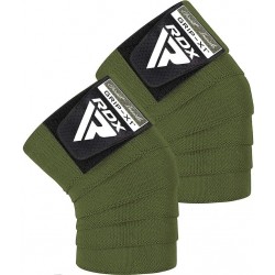 Бинти на коліна RDX K1 Gym Knee Wraps Army Green, код: WAH-K1AG