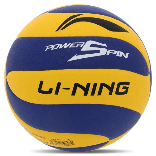М"яч волейбольний Li-Ning №5 PU, жовто-синій, код: LVQK719-1