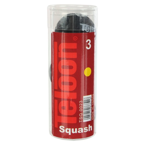 Набір м"ячів для сквошу Teloon 3шт, чорний, код: TSQ0023-S52 Набір м"ячів для сквошу Teloon 3шт, чорний, код: TSQ0023-S52